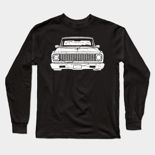 chevy trucks Long Sleeve T-Shirt by small alley co